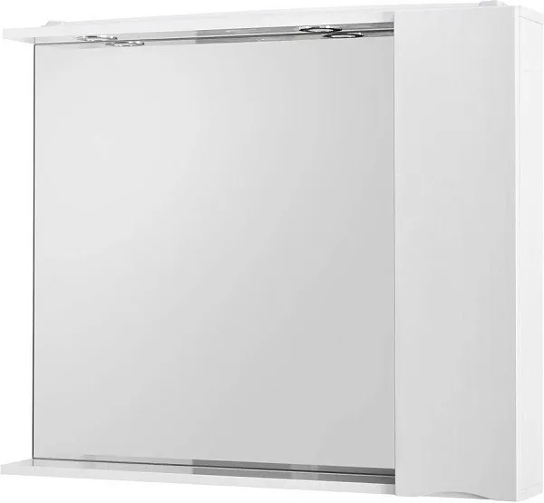 Зеркало-шкаф BelBagno Marino 80x75 MARINO-SPC-800/750-1A-BL-P-R правое с подсветкой фото 3