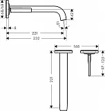 Смеситель Axor Citterio E 36106000 для раковины фото 3