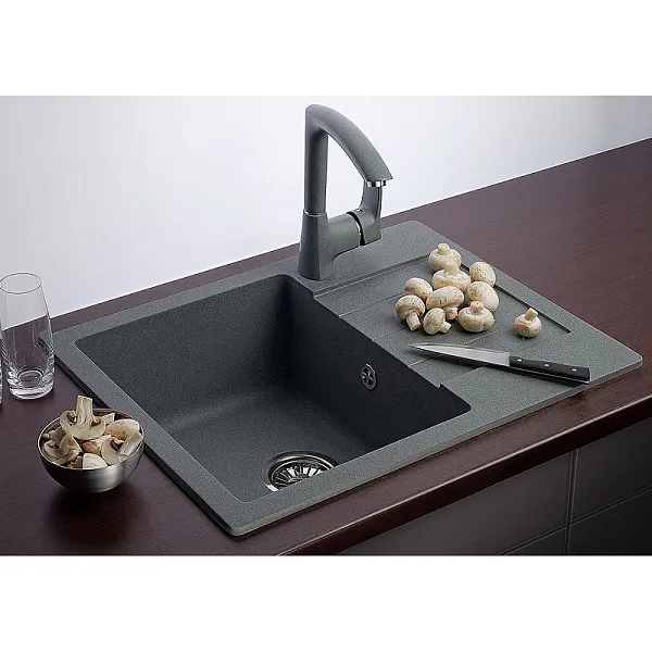 Кухонная мойка Alcora Ардезия 64 Серая 0000000141 фото 2