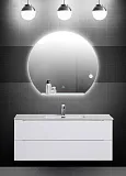 Зеркало BelBagno 90x90 SPC-RNG-900-LED-TCH-MENS с подсветкой с полочкой фото 8