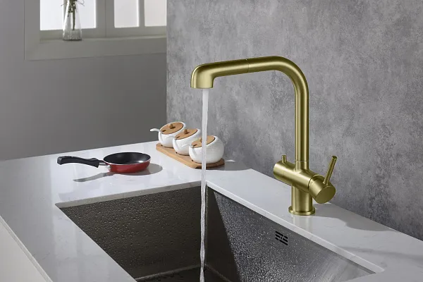 Смеситель для кухонной мойки TIMO Saona 2346/17FL фото 3