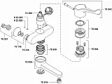 Смеситель Kludi Medi Care 349200524 для ванны с душем фото 3