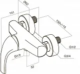 Смеситель Am.Pm Sense F7520032 для душа фото 7