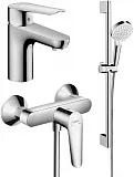 Комплект смесителей Hansgrohe Logis E 71177000/71610000/26532400 3 в 1 фото 1