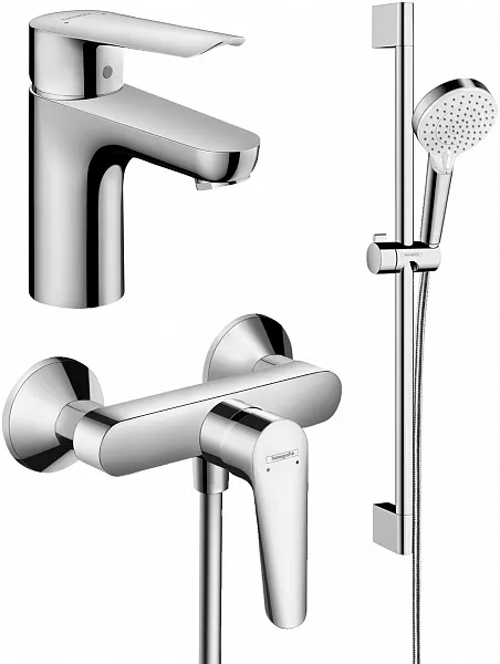 Комплект смесителей Hansgrohe Logis E 71177000/71610000/26532400 3 в 1 фото 1