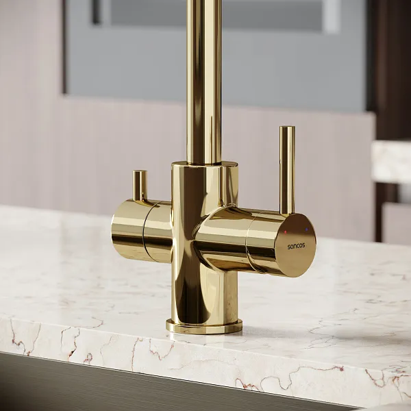 Смеситель для кухонной мойки Sancos Vela SC4013ZG фото 6