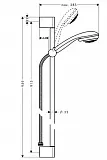 Душевой гарнитур Hansgrohe Crometta 85 27762000 фото 3