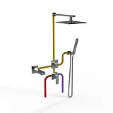 Душевой комплект PAINI Grazia 21CRSET36911SHBATH фото 2