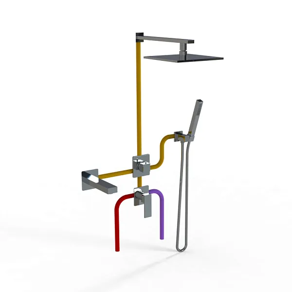 Душевой комплект PAINI Grazia 21CRSET36911SHBATH фото 2