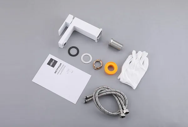 Смеситель для раковины ABBER Daheim AF8210W фото 3