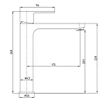 Смеситель E.C.A. Nita 102188035EX для раковины фото 2