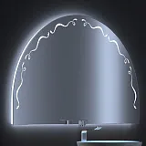 Зеркало De Aqua Эскалада 117 с LED подсветкой фото 1