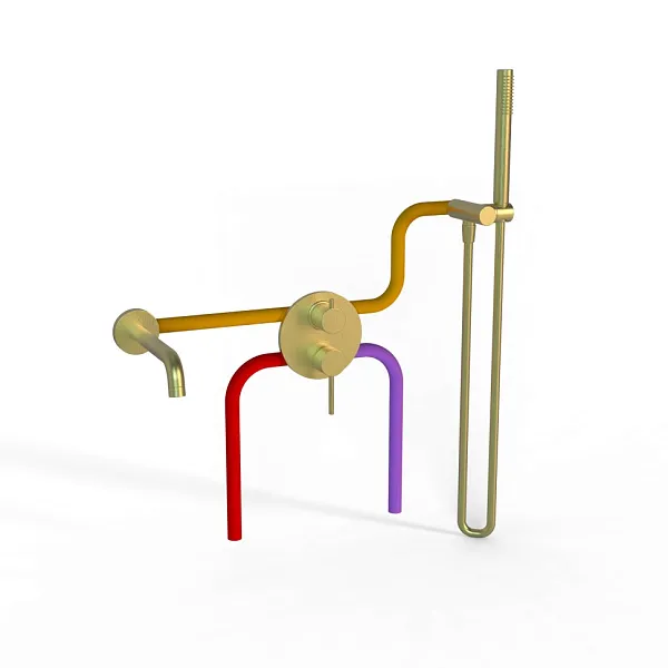 Душевой комплект PAINI Cox 78PJSET26911BATH фото 4