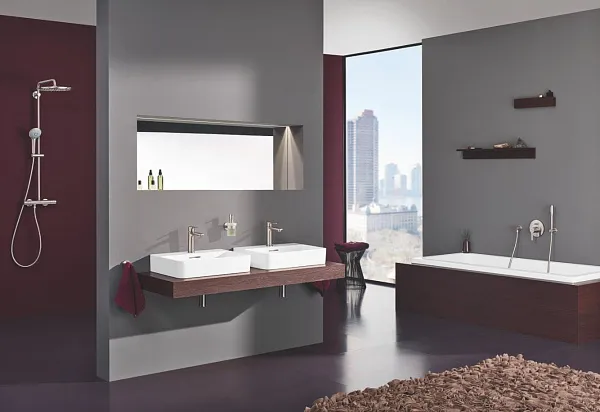 Смеситель Grohe Lineare New 19297DC1 для ванны с душем фото 4