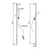 Душевой гарнитур PAINI Catania CTCR121L7 фото 8