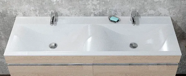 Раковина Velvex Pulsus 140 см rkPUL.140-81 фото 2