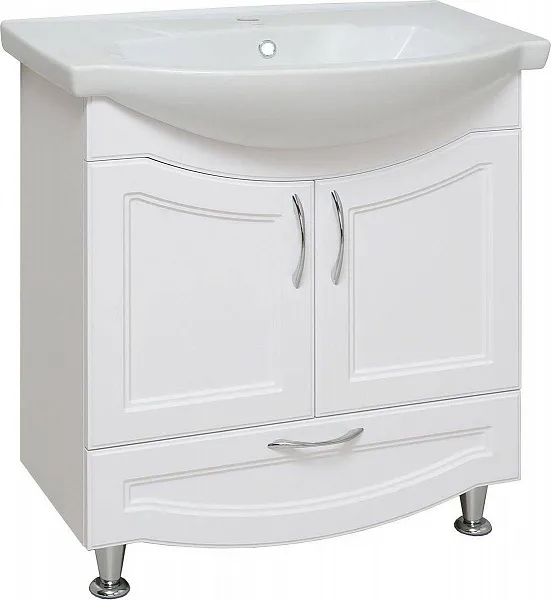 Мебель для ванной Runo Неаполь 75 напольная фото 3