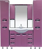 Зеркало-шкаф Misty Жасмин 105х100 П-Жас02105-122Св с подсветкой фото 7