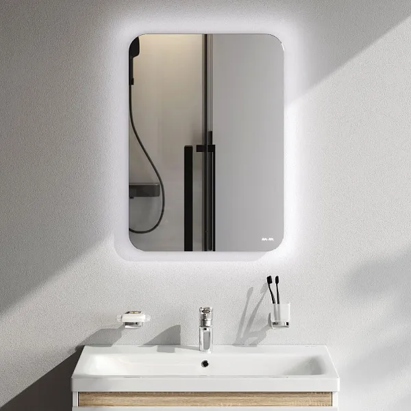 Зеркало AM.PM X-Joy 50x70 M85MOX10501S1 с подсветкой фото 3