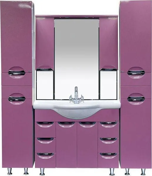 Зеркало-шкаф Misty Жасмин 105х100 П-Жас02105-122Св с подсветкой фото 7