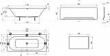 Акриловая ванна Ravak City Slim 180x80 C921300000 фото 6
