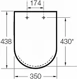 Крышка-сиденье Roca Debba 801B22003 с микролифтом фото 2