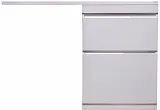 Мебель для ванной Style Line Даймонд 120 напольная белая правая фото 2