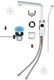 Смеситель Grohe Eurocube 23135000 для раковины с донным клапаном фото 4