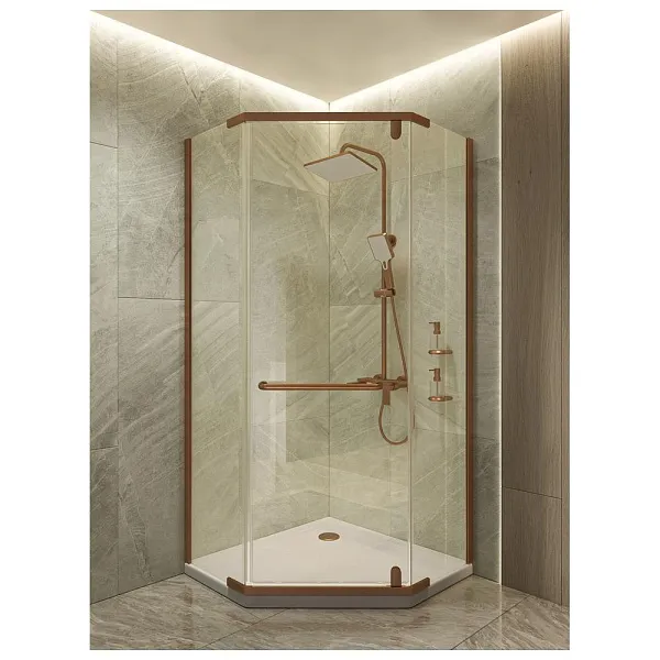 Душевой уголок KNOTLOR Penta FCD090CG0RB фото 4