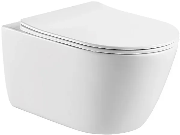 Унитаз Aquatek Оберон AQ1363W-00 подвесной с микролифтом фото 1