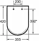 Крышка-сиденье Roca Dama-N 80178C004 с микролифтом фото 6