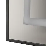 Зеркало BelBagno Kraft 140x80 SPC-KRAFT-1400-800-SENS-NERO с подсветкой фото 5