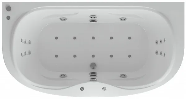 Акриловая ванна Aquatek Мелисса 180x95 MEL180-0000031 вклеенный каркас фото 2