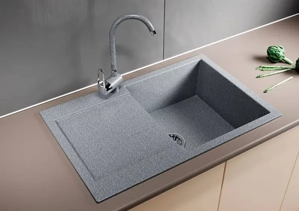 Кухонная мойка Mixline ML-GM31-309 Темно-серая 537715 фото 4