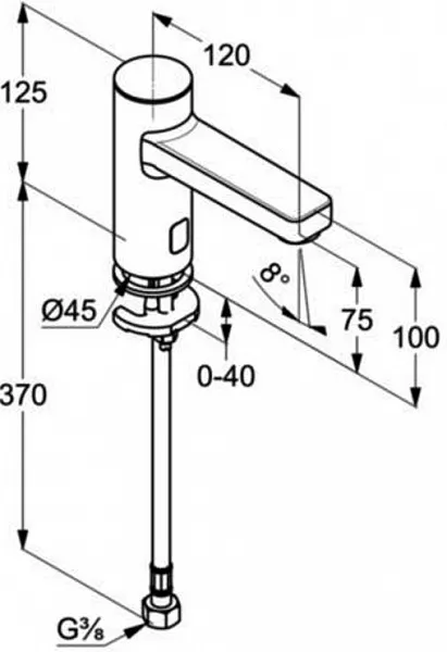 Смеситель Kludi Zenta E 3810505 для раковины фото 4