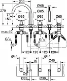 Смеситель Grohe Atrio New 19923003 на борт ванны фото 4