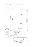 Смеситель для раковины Wonzon & Woghand ALFA WW-A40232-BGG фото 1