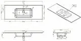 Раковина BelBagno 121 см BB1200ETL фото 4