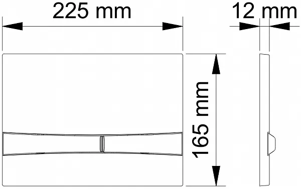 Унитаз безободковый с инсталляцией и кнопкой смыва Berges Wasserhaus Novum F3 047253 фото 9