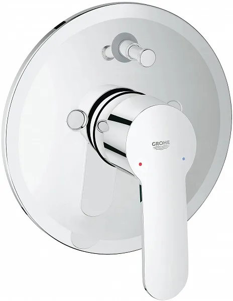 Смеситель Grohe Eurostyle Cosmopolitan 33637002 для ванны с душем с внутренней частью фото 1