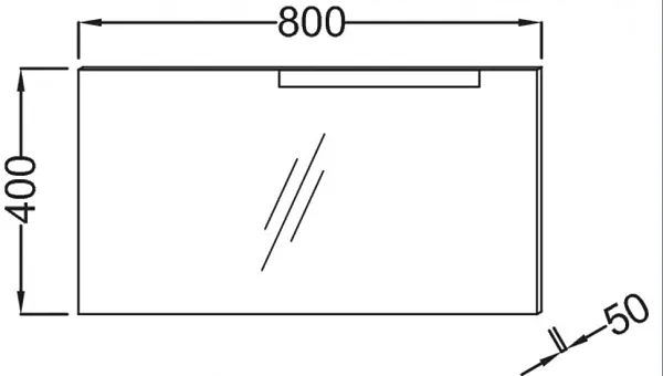 Зеркало Jacob Delafon Stillness EB2007-NF 80 см фото 3