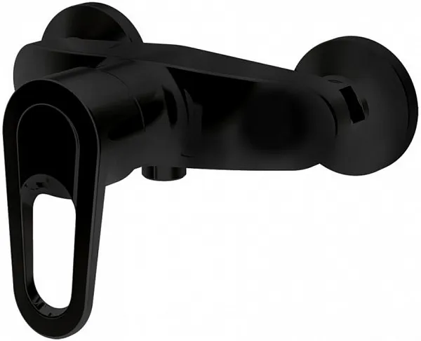 Смеситель Bravat Loop Black F9124182BM-01-RUS для душа фото 1