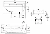 Стальная ванна Kaldewei Eurowa 310-1 150х70 119612030001 фото 4