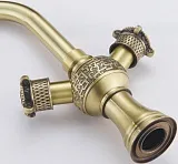 Смеситель ZorG Antic A 2007U-BR для раковины фото 2
