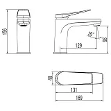 Смеситель Lemark Bronx LM3706BL для раковины фото 2