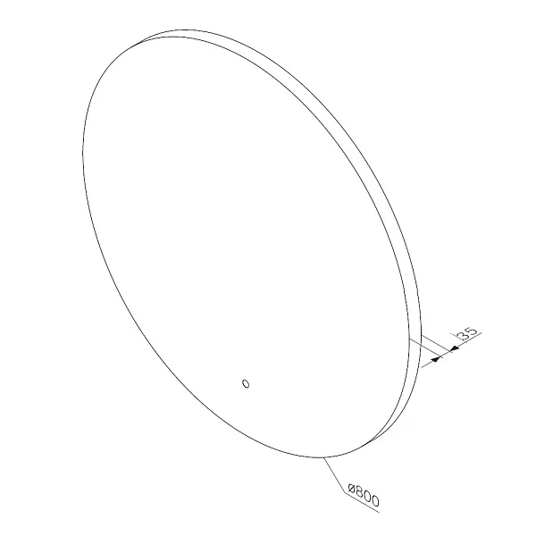 Зеркало AM.PM X-Joy 80x80 M85MOX40801S с подсветкой фото 10