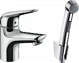 Смеситель Hansgrohe Novus 71144000 для раковины с гигиеническим душем фото 1