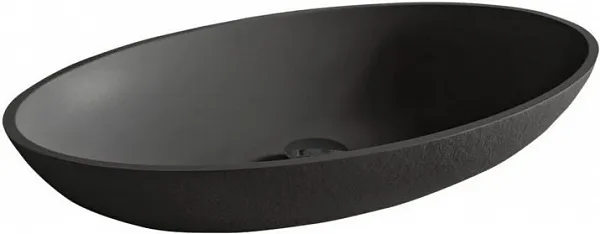 Раковина Acquabella On-Top Oval 58 см LAVABO_ON-TOP_OVAL_SLATE_NEGRO фото 1