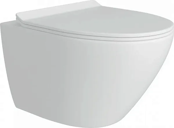 Унитаз подвесной Teymi Milana Pro W00158 подвесной безободковый с микролифтом фото 7