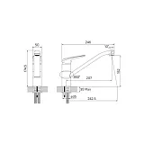 Смеситель Iddis Male MALWT00i05 для кухонной мойки фото 3